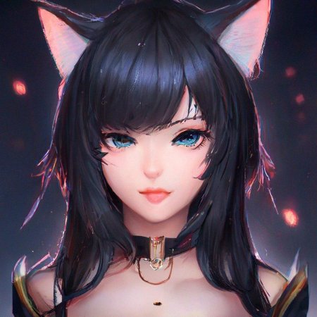 Девушка с ушками