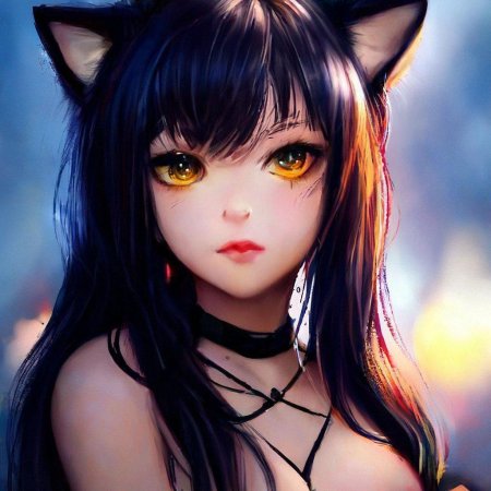 Аниме девочки котики