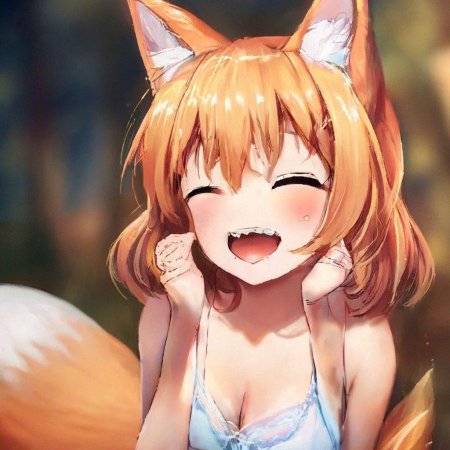 Девочка лиса аниме