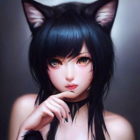 Девушка кошечка