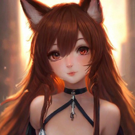 Аниме девочка с ушками