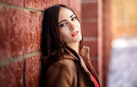 Портрет на кирпичной стене