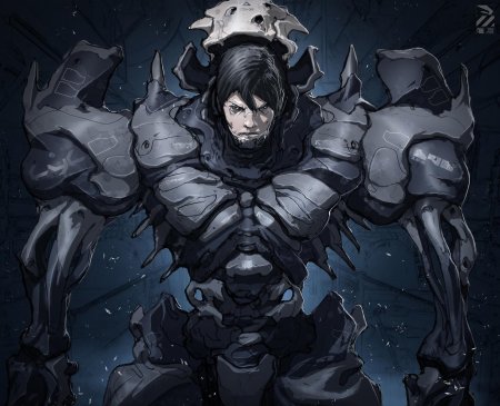 Биопанк арт броня