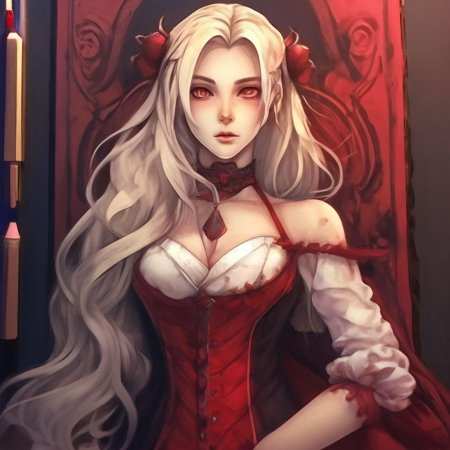 Девушка вампир