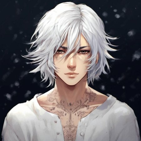 Аниме персонажи с белыми волосами