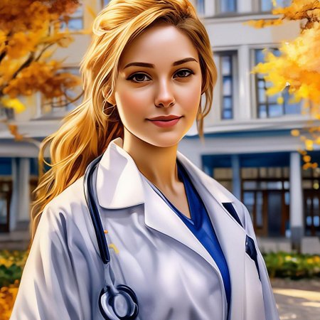 Девушка врач красивая