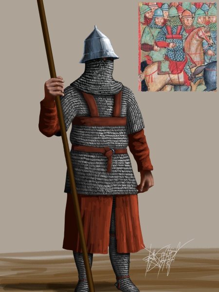 Византийский Император в доспехах