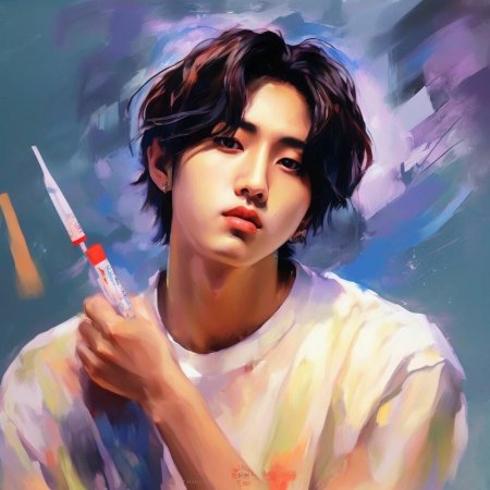 Хан джисон арт