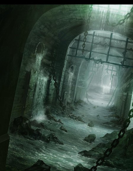 Подземные катакомбы арт фэнтези