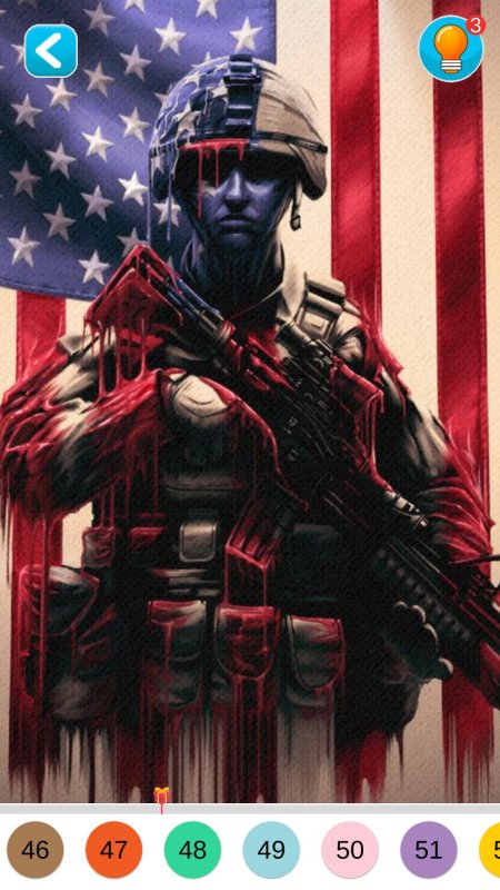 Солдат США арт