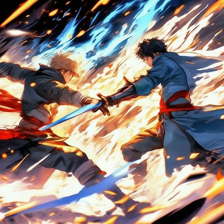 Битва мечников аниме