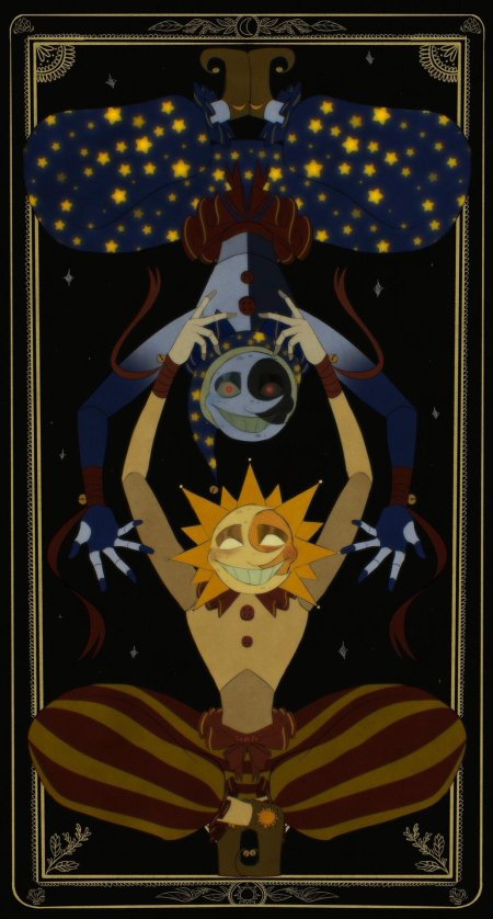 Солнце и Луна ФНАФ арты