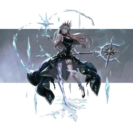 Ледяная ведьма арт аниме