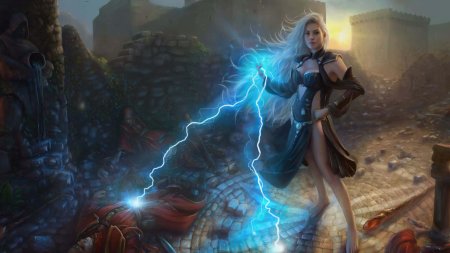 Маг молний девушка