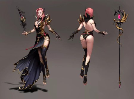 Человек с посохом