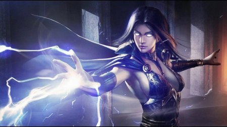 Девушка маг фэнтези