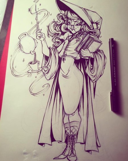 Ведьма скетч