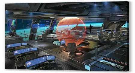 Командный центр Sci Fi Art
