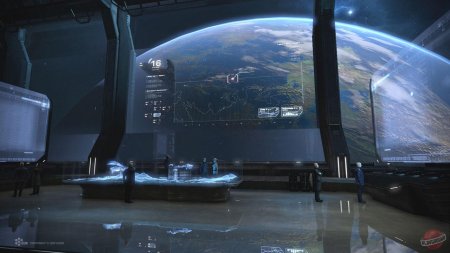 Рубка космического корабля Sci Fi