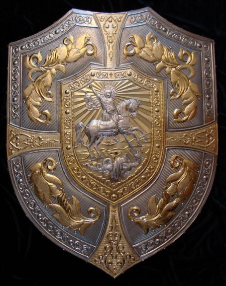 Георгий Победоносец на щите