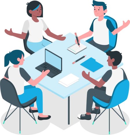 Meeting иллюстрация