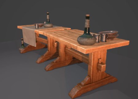 Средневековый стол