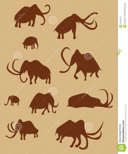 Мамонт наскальный