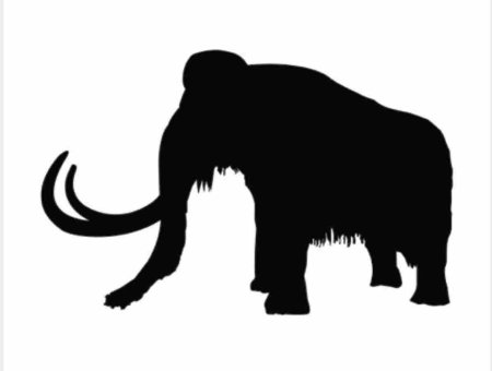 Мамонт силуэт
