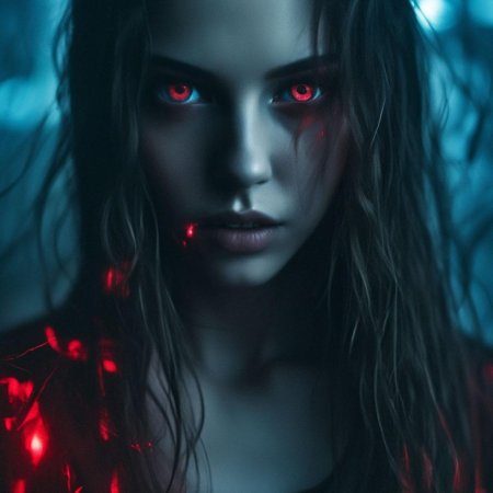 Красные глаза в темноте