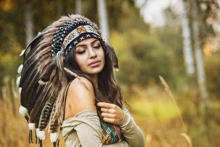 Красивые индейские девушки Северной Америки