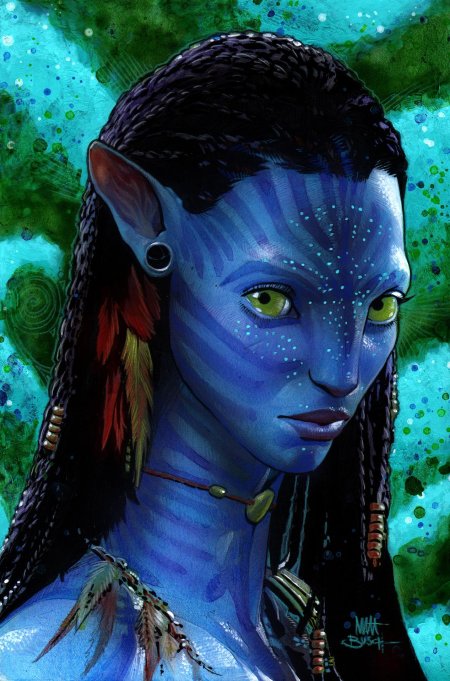 Девушка из аватара