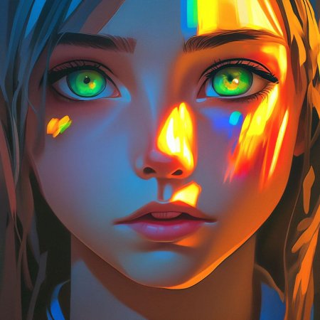 Радужные глаза