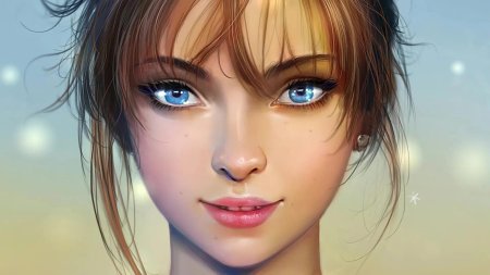 Лицо девушки