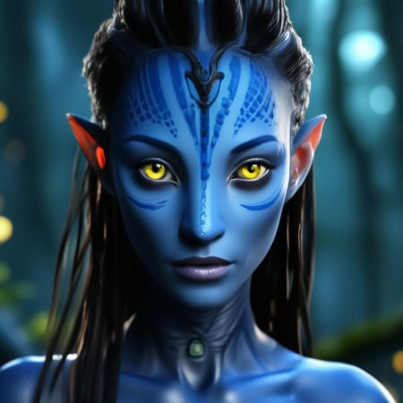 Девушка из аватара