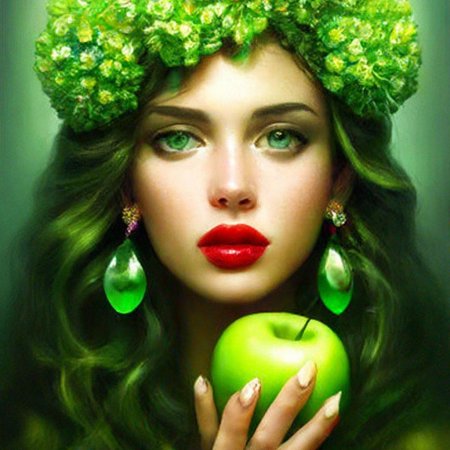 Зеленое яблоко