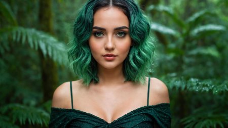 Девушка с волосами