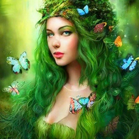 Лес девушки