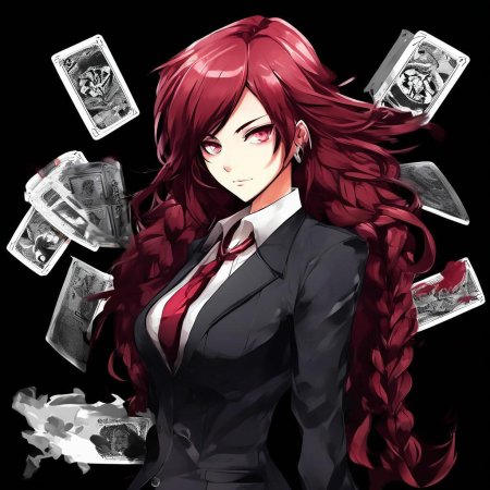 Аниме девушка мафия