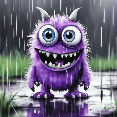 Пушистый монстрик