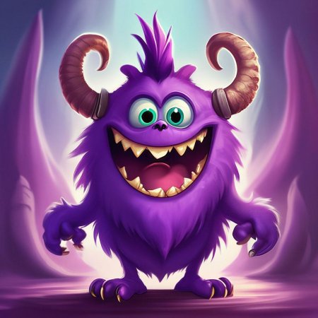 Монстр с рогами