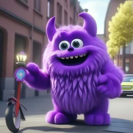 Мультяшный монстр