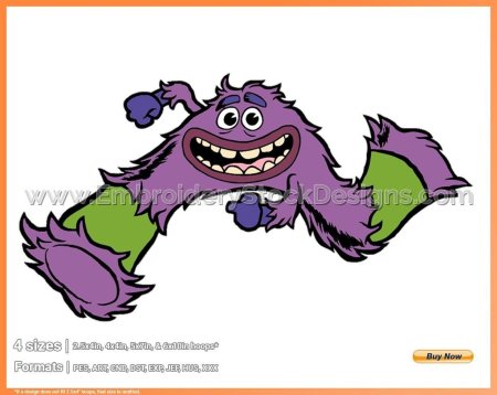 Монстр мультяшный