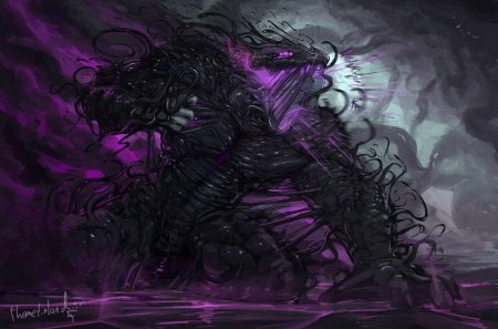 Фиолетовый монстр