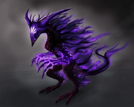 Фиолетовый дракон близард