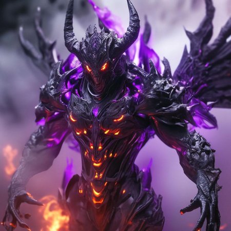 Фиолетовый демон