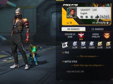 Ранги фри фаер