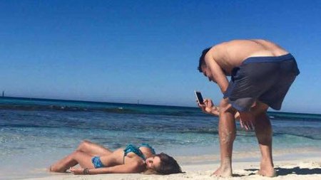 Смешные фотосессии на море