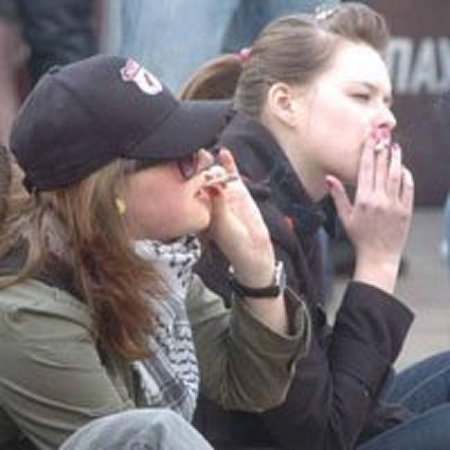 Курящие студенты