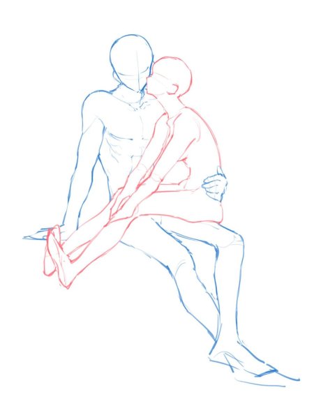 Позы для рисования пары