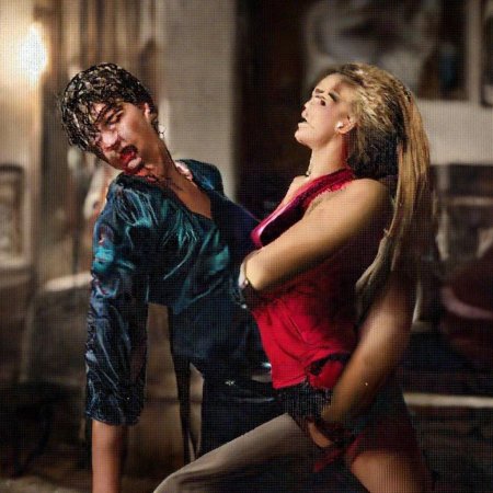 Девушка бьет мужчину